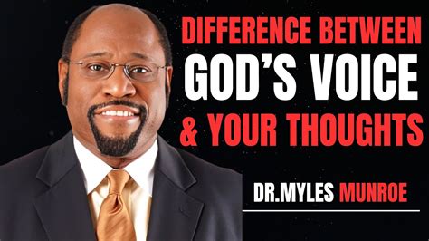 The Clear Difference Between God S Voice And Your Thoughts DR MYLES