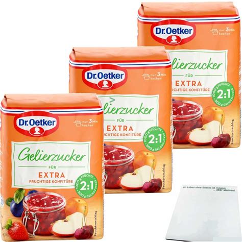 Dr Oetker Gelierzucker Extra Er Pack X G Packung Usy Blo