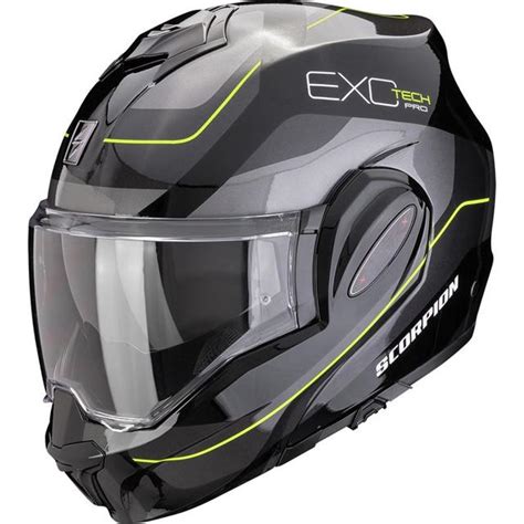 Casque Exo Tech Evo Pro Commuta Scorpion Blanc Argent Moto Axxe Fr