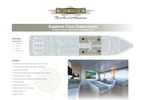 True North Deck Plans True North Vessel Layout And Deck Plan