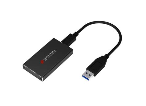 Tipo C Para Msata Caixa De Disco R Gido Hdd Caso Adaptador Usb Ssd