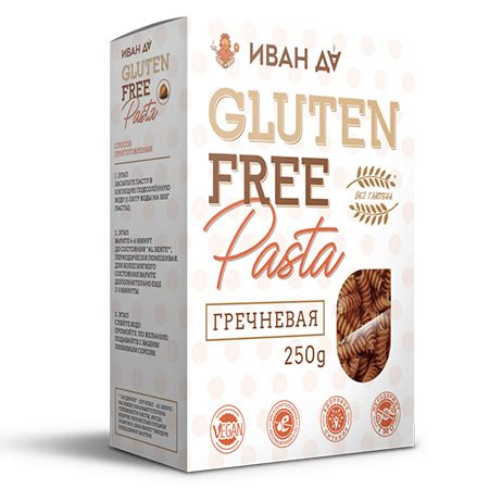 Паста гречневая безглютеновая Иван Да, 250 гр. - ПОЛЯНКА ecoshop