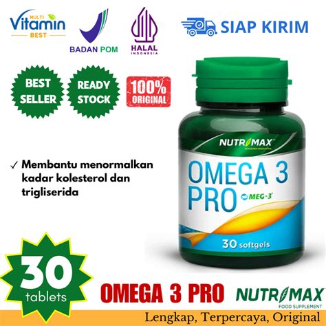 Jual Nutrimax Omega Pro Tablet Untuk Jantung Sendi Dan Penurun