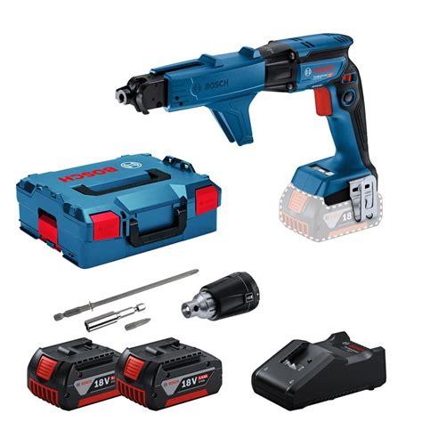 Bosch GTB 18V-45 18v Brushless Drywall Screwdriver & GMA-55 Colated ...