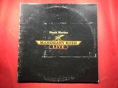 V Frank Marino Mahogany Rush Live Jc Ebay