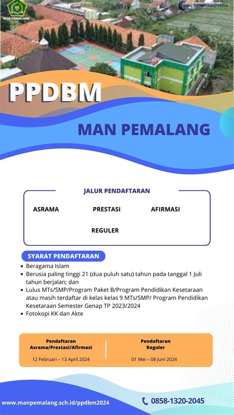 Ppdbm Tahun Pelajaran Man Pemalang