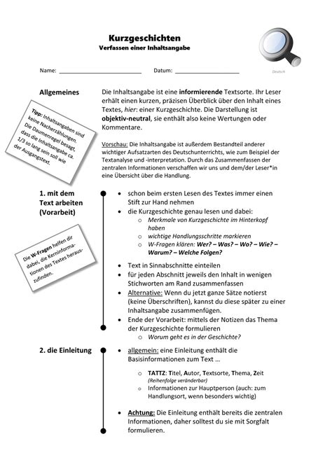 Interpretation Schreiben Tipps