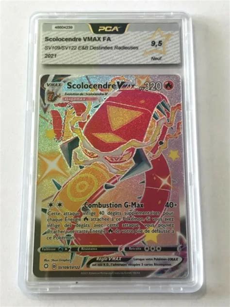 CARTE POKEMON PCA 9 5 Scolocendre VMAX FA SV109 SV122 Destinées