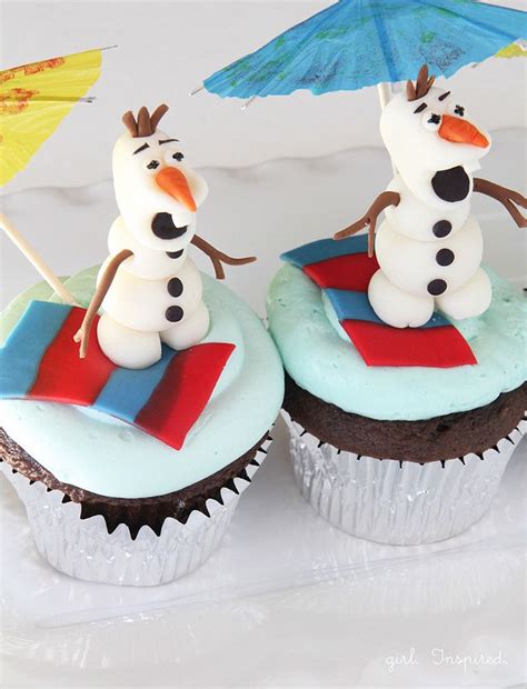 Olaf Cupcakes Make These Adorable Cupcake Toppers Anyone Can Do It