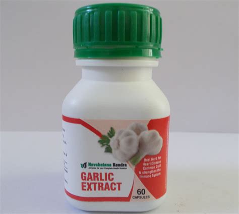 Navchetana Kendra Garlic Extract Capsules Packaging Type Bottle At Rs