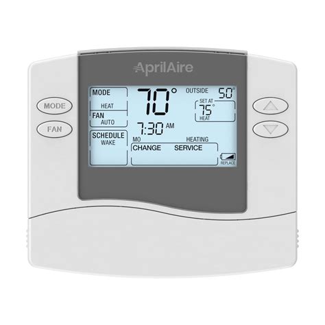 AprilAire 8444 Digital Thermostat with Air Quality Sensor & Home Air ...