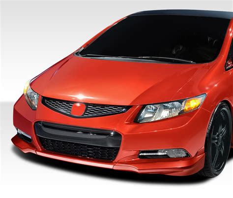 2012 2015 Honda Civic Front Bumper Lips Duraflex Body Kits