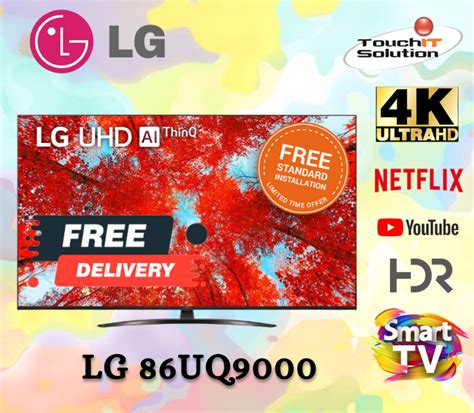 INSTALLATION LG 86 Inch UQ90 Series 4K Smart UHD TV With AI ThinQ