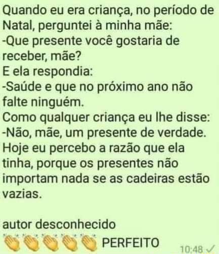 Quando Eu Era Crian A No Per Odo De Natal Perguntei Minha M E Que