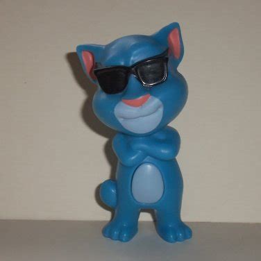 McDonald's 2016 Talking Tom Cool Blue Happy Meal Toy Loose Used Doesn't ...