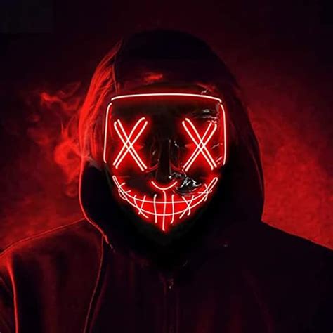 Led Purge Mask For Halloween – YawBako