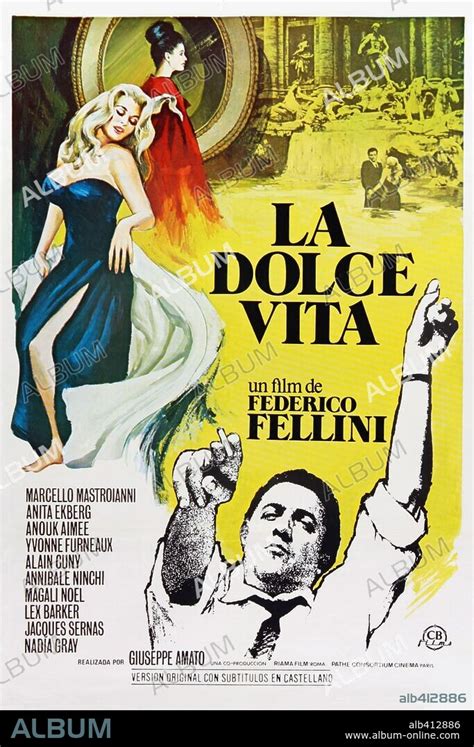 Poster Of THE SWEET LIFE 1960 LA DOLCE VITA Directed By FEDERICO