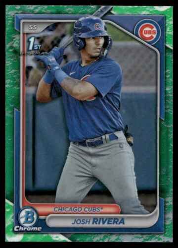 Bowman Chrome St Lunar Glow Josh Rivera Cubs Bcp C Ebay