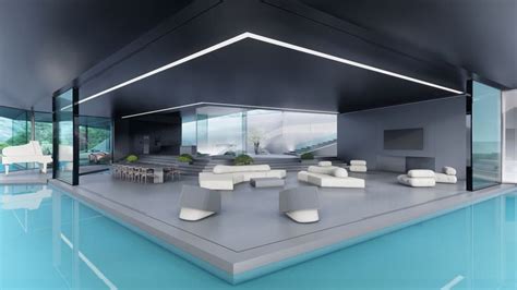 Villa Nero Lake Como Italy By Omar Hak Visualization Modern House