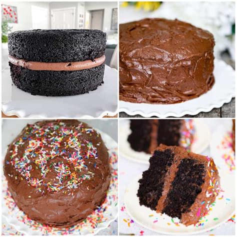 Super Easy Chocolate Cake And Frosting Recipe The Baking Chocolatess