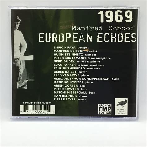 FMP MANFRED SCHOOF EUROPEAN ECHOES CD UMS ALP232CD マンフレート ショーフ EVAN