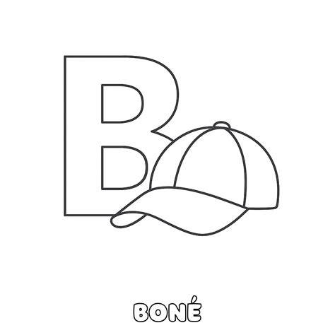 Desenho Com Letra B - 10 Desenhos com a Letra B para colorir