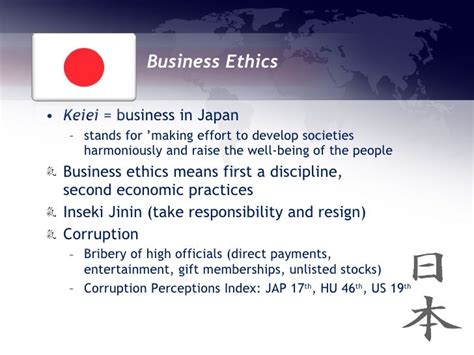 Japan Ethics