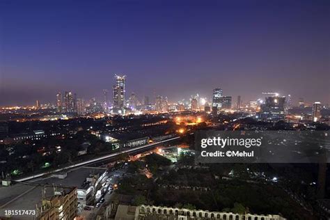 65 Mumbai Skyline At Night Stock Photos High Res Pictures And Images