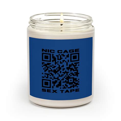Rick Roll QR Code Nic Cage Sex Tape Rick Astley Scented Candles