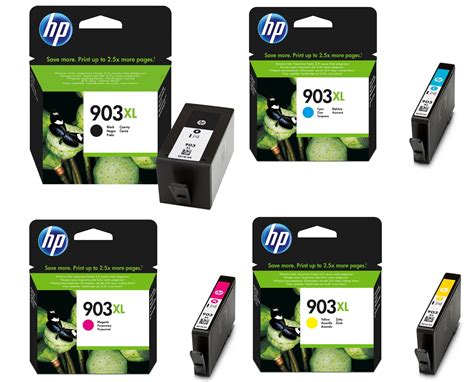 HP 903 XL T6M15AE T6M11AE T6M07AE T6M03AE Tinten Multipack CMYK 4er Set