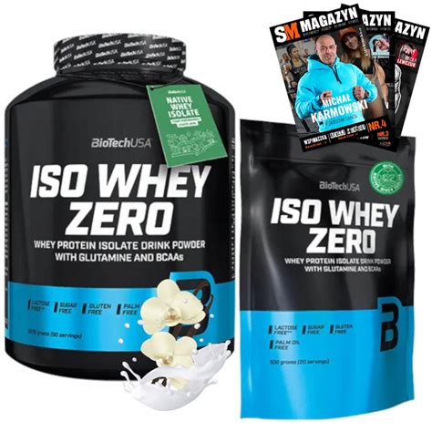 Biotech Iso Whey Zero G Iso Whey Zero G Izolat Bia Ko Serwatka