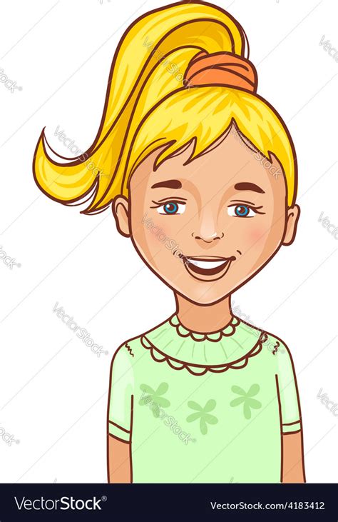 Clipart Blond Hair Girl