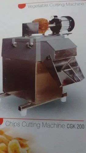 50 Hz Stainless Steel Tapioca Maravalli Cassava Chips Making Machines