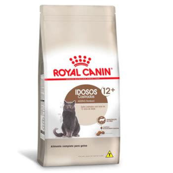Ração Para Gatos Idosos - Ração Royal Canin Sterilised 12+ para Gatos Idosos Castrados Acima de ...