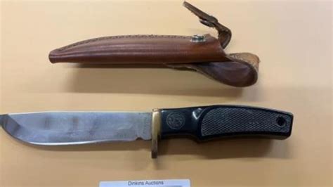 Smith And Wesson Knife With Sheath Live And Online Auctions On