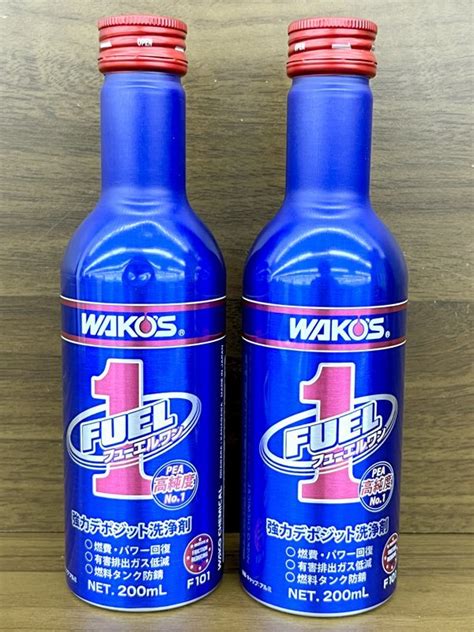 【未使用】wakos ワコーズ 強力デポジット洗浄剤 Fuel1 F101 2本セット フューエルワン フューエル1の落札情報詳細