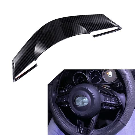 Car Interior Carbon Fiber Decoration Steering Wheel Sequins Trim Cover