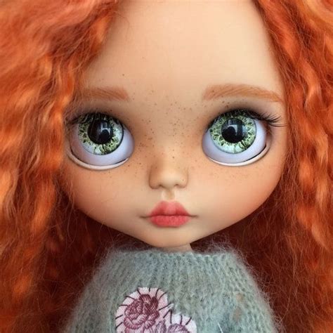 Skyeooak Custom Blythe Doll Fake Base Mohair Weft Hair Etsy Blythe Dolls Cute Dolls Dolls