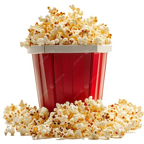 Red Popcorn Bucket PNG, Vector, PSD, and Clipart With Transparent