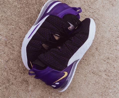 Sneakers Release – Nike LeBron 18 “Lakers” Black/Metallic Gold/Court ...