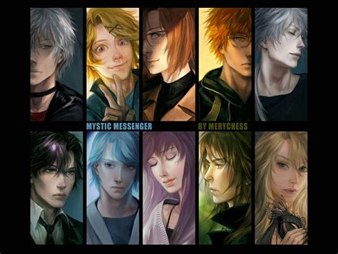 Mystic Messenger All Characters By Merychess On Deviantart