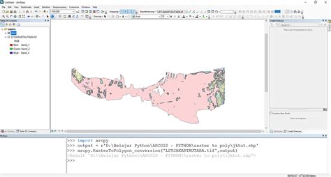 5 Python Dan Arcgis Conversion Raster To Vector Shp By Ardisetyo Medium