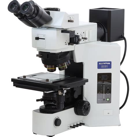 Olympus BX51 BF DF Pol Trans Ref Light Microscope 4 X 4 Stage Long