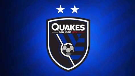 Download San Jose Earthquakes Stars Logo Design Wallpaper | Wallpapers.com