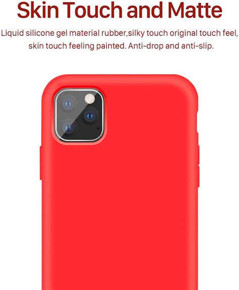 Apple Iphone 11 Pro Max Full Covered Siliconen Hoesje Rood Gsmpunt Nl