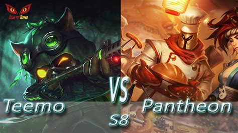 Omega Teemo Vs Pantheon S8 Ranked Gameplay Season 8 YouTube