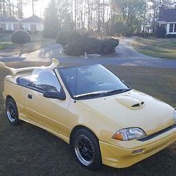 Custom, One of a Kind, 1991 Convertible Geo Metro for sale - Geo Metro ...