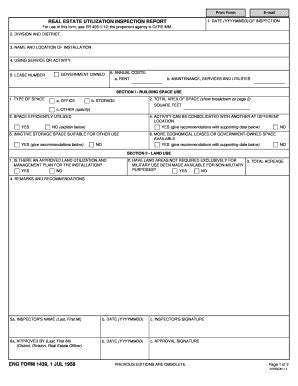 Fillable Online Publications Usace Army Real Estate Utilization