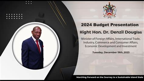 Budget Address By Rt Hon Dr Denzil Douglas Sknis December