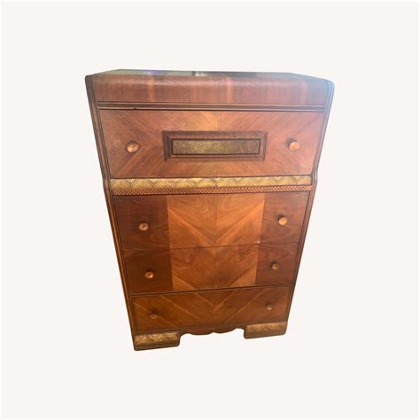 Vintage Wood Dresser - AptDeco